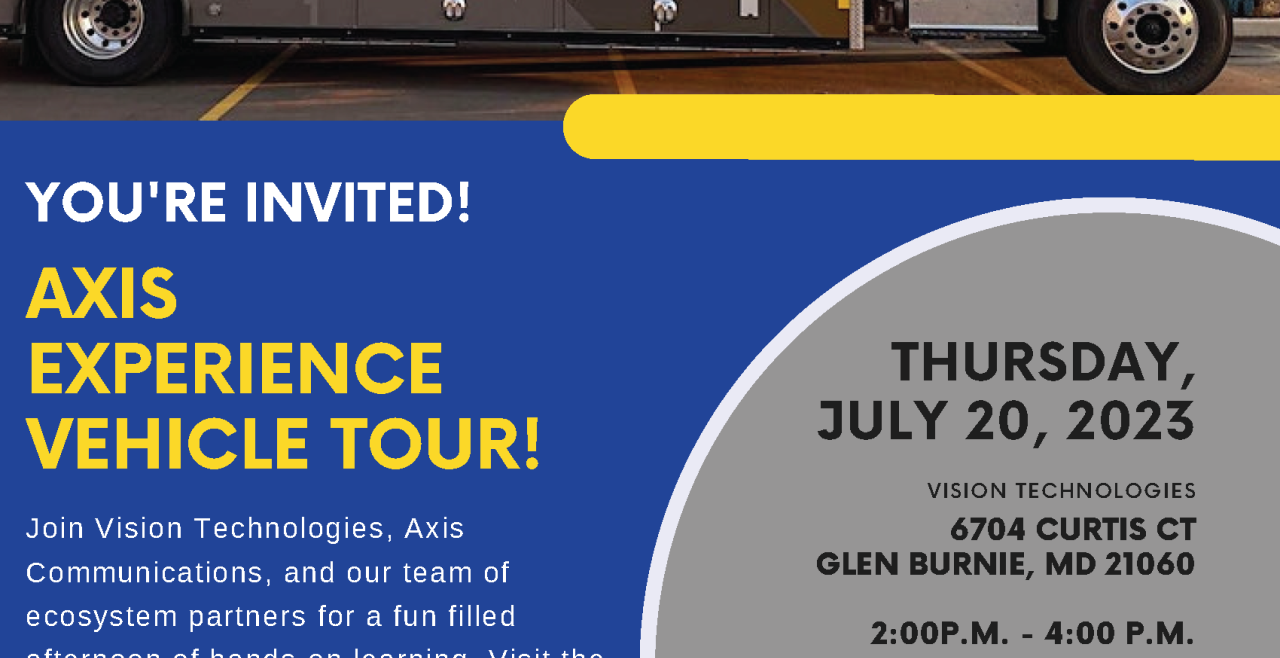 The Axis Experience Vehicle Tour
